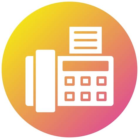 Premium Vector Fax Machine Vector Icon Design Illustration