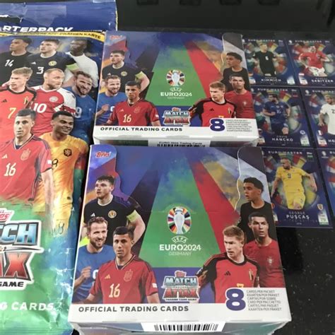 Topps Match Attax Euro Karten Booster Limited Edition Starterpack