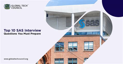 Top Sas Interview Questions You Must Prepare Global Tech Council