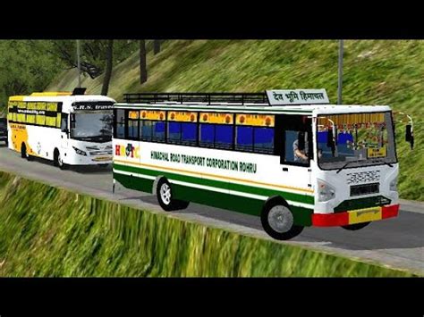 High Speed And Crazy Bus Driving In Fastest Route By Hrtc Shimla