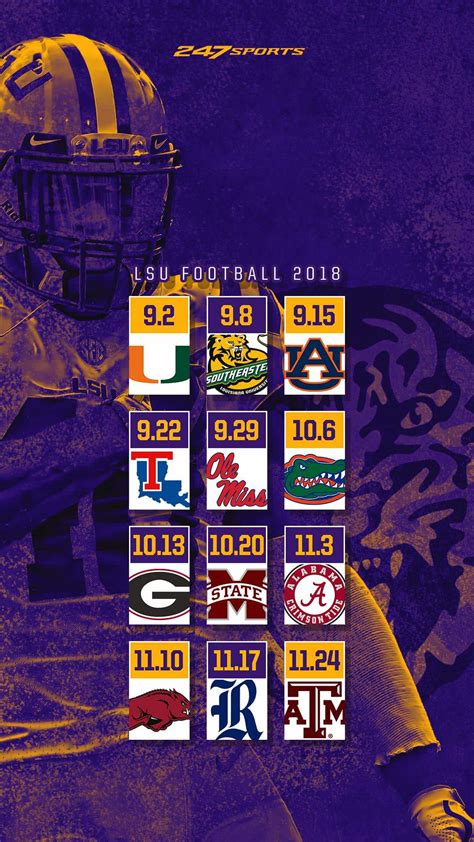 Lsu Football 2024 Schedule Printable - Lisa Sheree