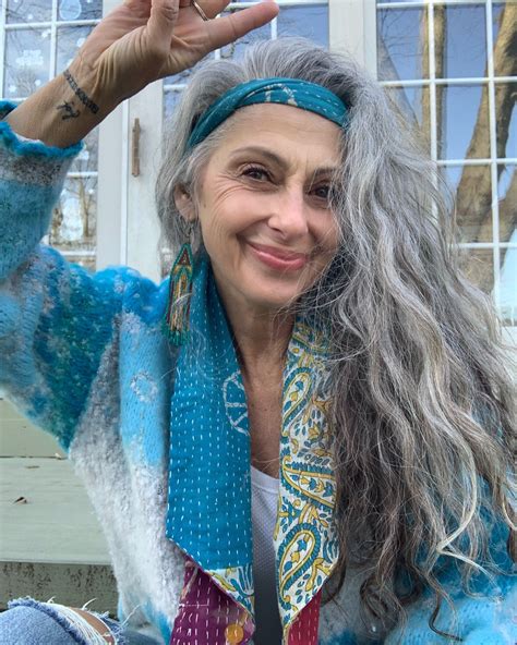 Hippie Style Clothing Grey Hair Hippy Joanna Ibiza Rocks Bohemian