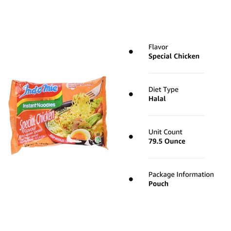 Indomie Mi Goreng Instant Noodles Chicken Rasa Flavor Halal Certified