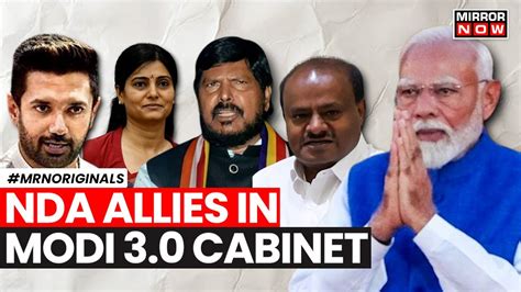 Modi Oath Ceremony Chirag Paswan To Hd Kumaraswamy Nda Allies Took