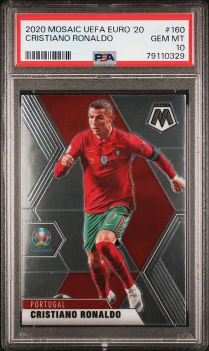 Panini Graded Card Mosaic Uefa Euro Cristiano Ronaldo