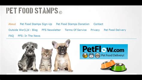 Pet Food Stamps Inc Excel Web