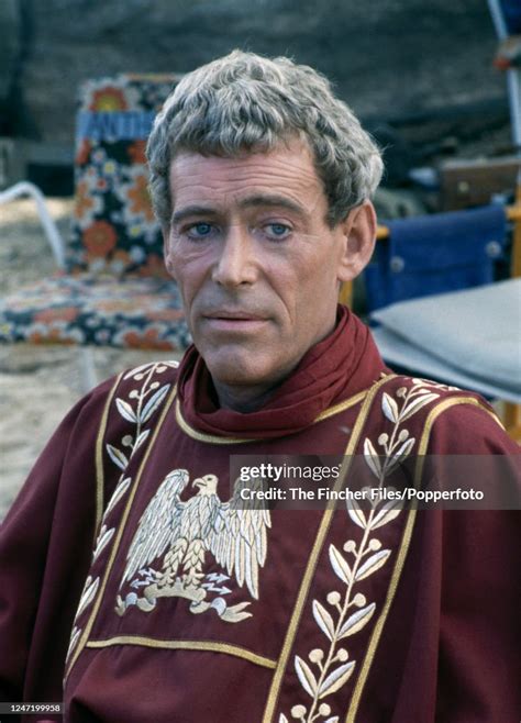 British Actor Peter Otoole As Roman Legion Commander Lucius Flavius