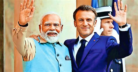 Pm Modi S Road Show With French President Emmanuel Macron On Jan In