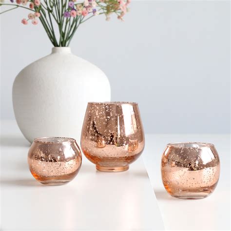 Luxury Glass Candle Container Rose Gold Candle Jar High Quality Luxury Glass Candle Container