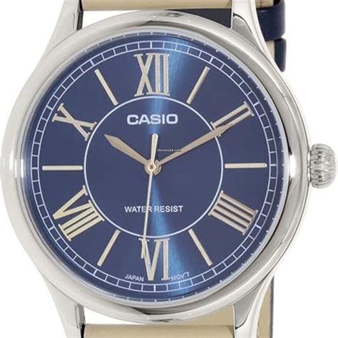 Casio Vitnage Roman Numeral Blue 40mm Dial Men s Watch für 53