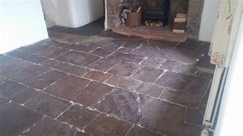 Centuries Old Limestone Flagstones Resurfaced And Restored In South