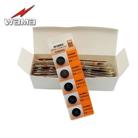 Wama Lot De Batteries Bouton V Au Lithium Lot De Pi Ces