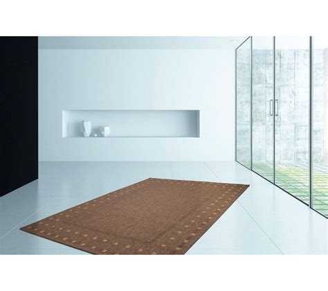 Tapis Tissé Suède Halmstad Café Naturel 60 X 110 Cm Marron Tapis