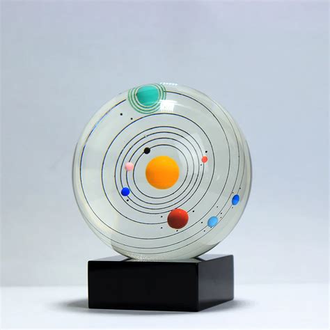 Fengshui Ball Solar System Planet Crystal Ball Glass Sphere Planet Home