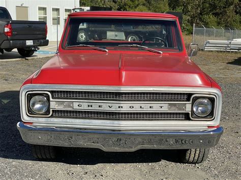 1969 Chevrolet C 10 Pickup Red Rwd Automatic Stepside Longbed Classic