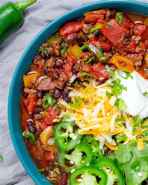 Low Carb Homestyle Chili With Beans The Best Keto Chili