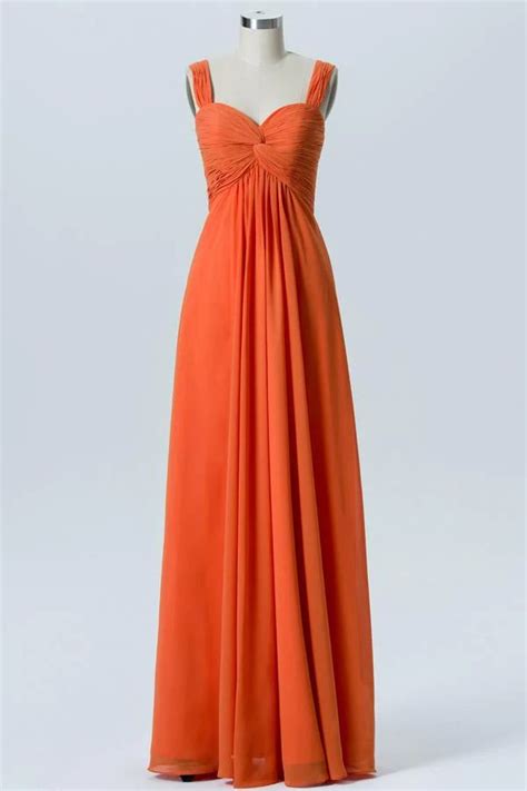 Mandarin Orange Sweetheart Cheap Bridesmaid Dress Open Back Simple