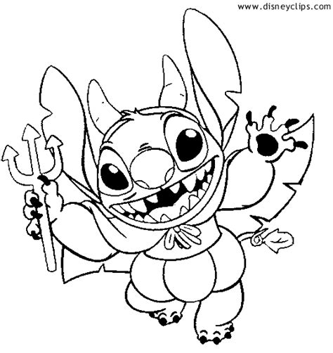 lilo and stitch halloween coloring pages - Cassy Cleveland