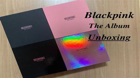 K Pop Unboxing Blackpink St Full Album The Album All Versions