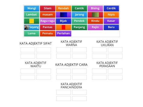 Pengkelasan Kata Adjektif Group Sort