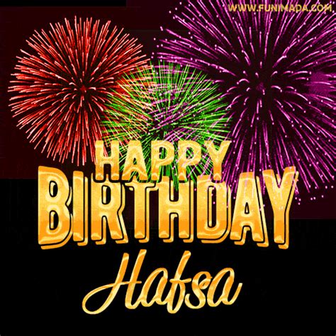 Wishing You A Happy Birthday, Hafsa! Best fireworks GIF animated ...