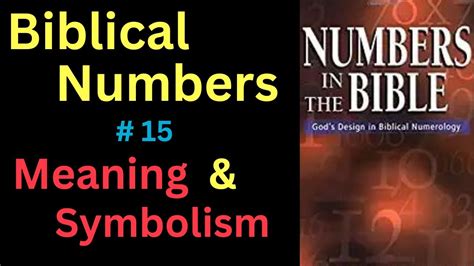 Biblical Number In The Bible Meaning And Symbolism Youtube