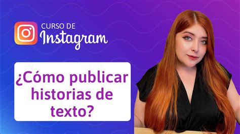 16 Cómo publicar historias de texto en Instagram Curso YouTube