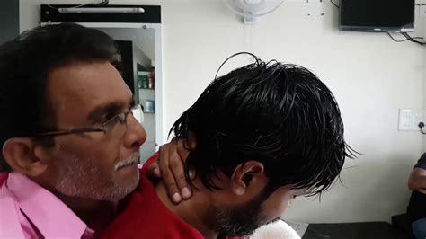 Intense Champissage Head Massage And Neck Cracking Indian Massage