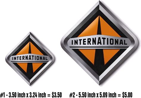 International Harvester Emblem Sticker Decal Etsy