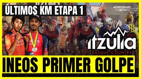 EGAN Y MARTÍNEZ FINAL NERVIOSO ETAPA 1 ITZULIA YouTube