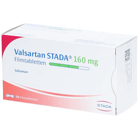 Valsartan STADA 160 Mg 98 St Mit Dem E Rezept Kaufen Shop Apotheke