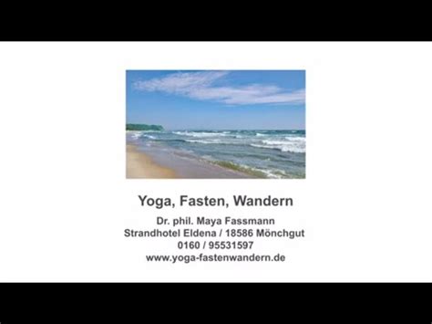 Yoga Fasten Wandern Fastenwochen auf Rügen und Hiddensee YouTube