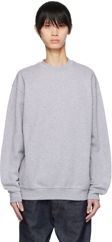 Pull molletonné gris édition JW Anderson A P C en solde