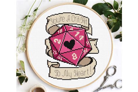 Game Dice Cross Stitch Pattern Love Geek Gamer 2428636