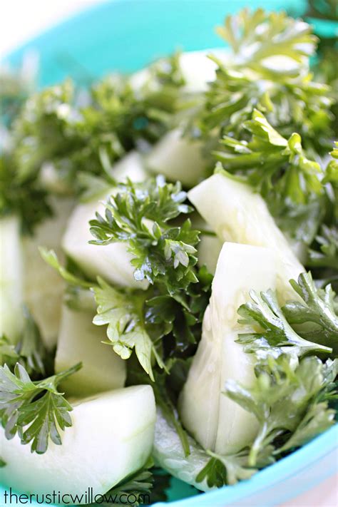 Parsley Lover’s Cucumber Salad