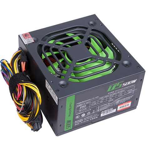 Husxh Computer Power Supply Silent Gaming Pc Power Supply Dual 6pin Power Supply Module 2 Sata