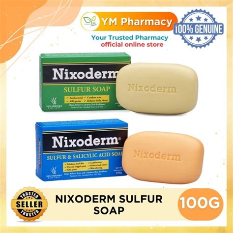 Nixoderm Sulfursulfur And Salicylic Acid Soap 100g Shopee Malaysia