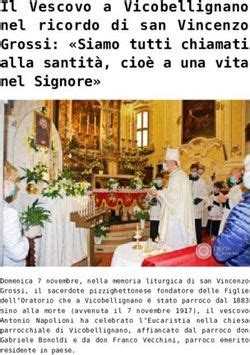 Il Vescovo A Vicobellignano Nel Ricordo Di San Vincenzo Grossi Siamo