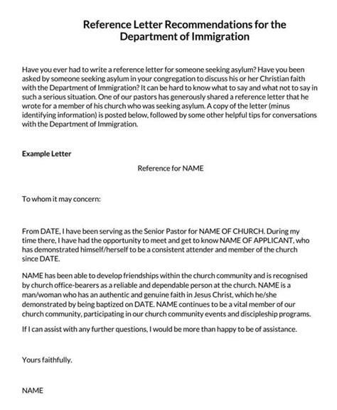 Good Moral Character Letter For Immigration 30 Best Samples