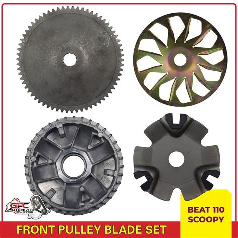 Honda Beat Scoopy Gpc Cvt Front Pulley Blade Set Shopee Philippines