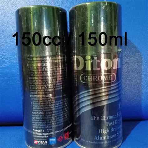 Pilox Diton Chrome Cat Semprot Pilok Pylox Chrome Warna Stainless