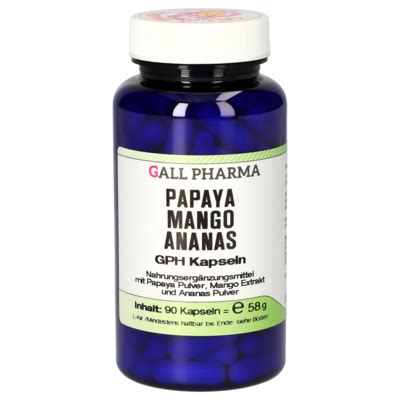 Papaya Mango Ananas Gph Kapseln Gall Pharma Gmbh Online Shop