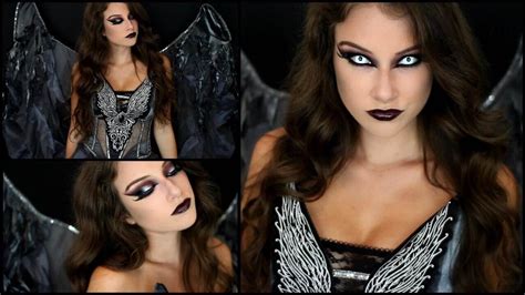 Dark Angel Halloween Makeup And Costume Youtube