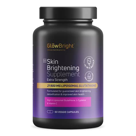 Glow Bright 21900mg Glutathione Capsules Kolorzonline