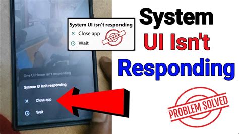 System Ui Isn T Responding In Samsung 💥 How To Fix System Ui Isn T Responding Samsung Galaxy