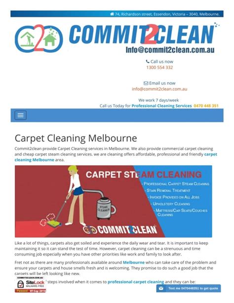 Ppt Find Out Right Carpet Cleaning Service In Melbourne To Fix Your