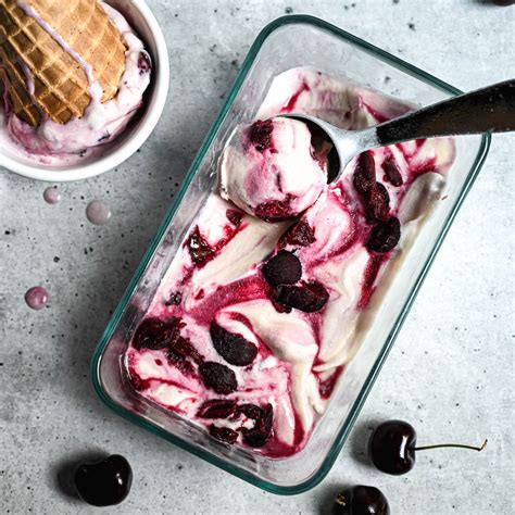 Cherry Vanilla Ice Cream Easy Ice Cream Maker Recipe Scoops And Savor