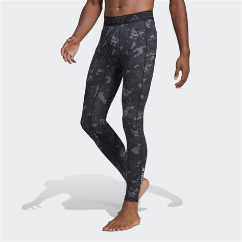 Adidas Techfit Allover Print Training Tights Hs7569