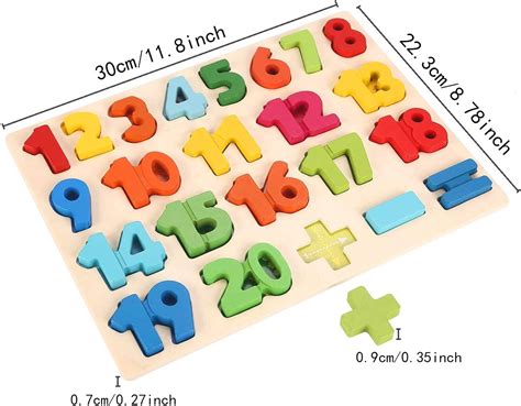 Wondertoys Wooden Alphabet Puzzles Set Abc Letter And Numbers Puzzles