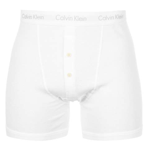 Mens White CALVIN KLEIN Boxer Briefs Size Medium - Depop